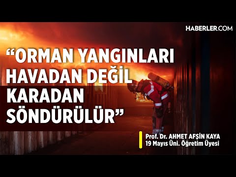 Prof. Dr. Ahmet Afşin Kaya: Türkiye Bugün Ormanlardaki Yangınlar İle İlgili Büyük Adımlar Attı